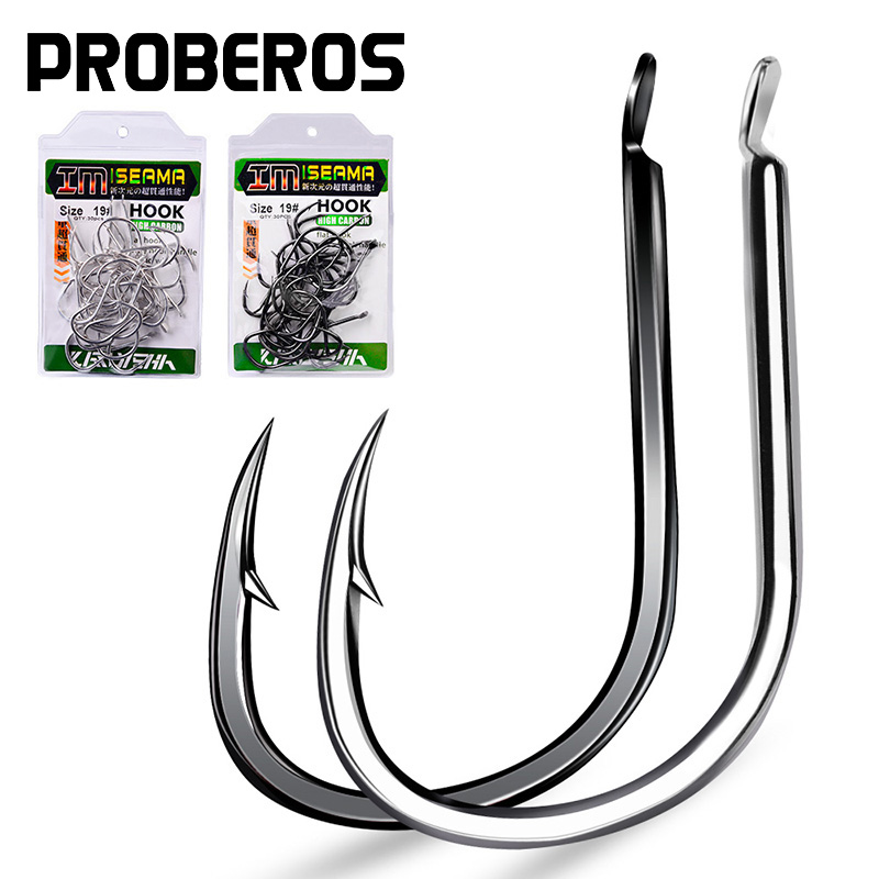 PROBEROS 30 pièces hameçons ba - Fishing Hook Offset avis et prix