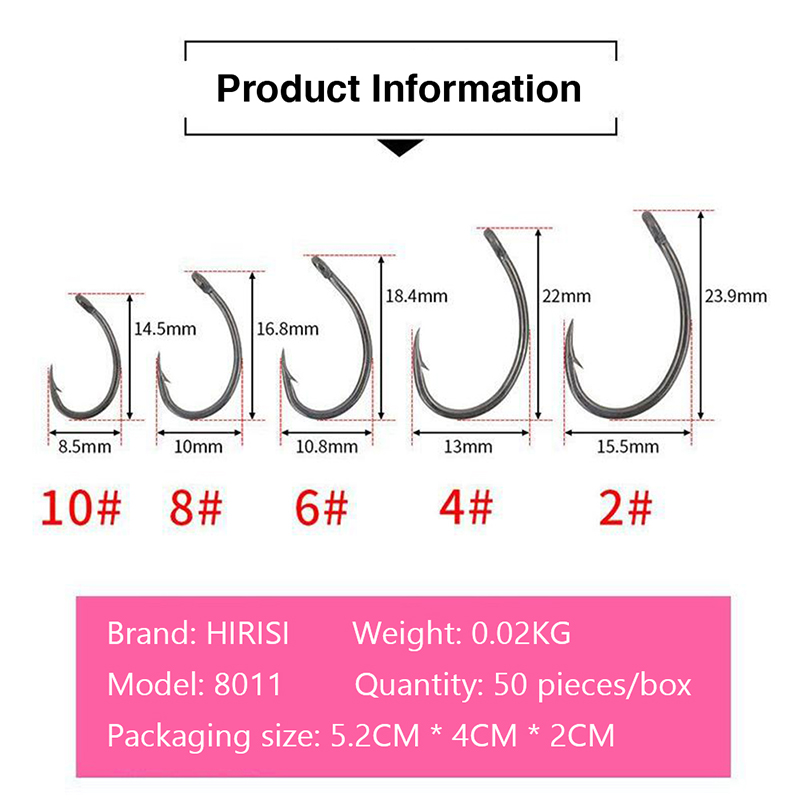 {YY30} Hirisi 50 hameçons en b - Fishing Hook Box avis et prix