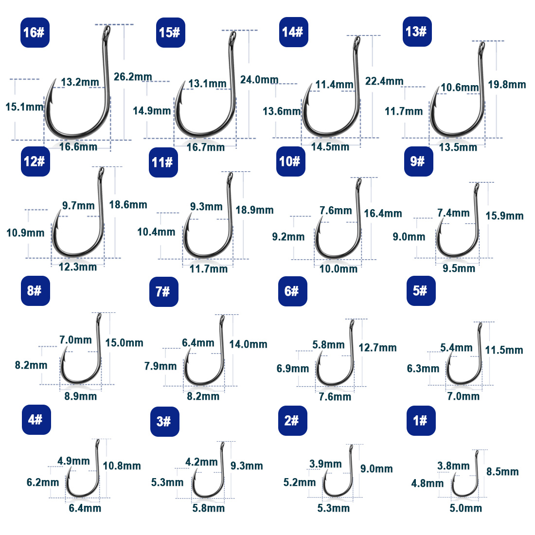 9KM Iseama hameçons de pêche 5 - Fishing Hook Offset avis et prix