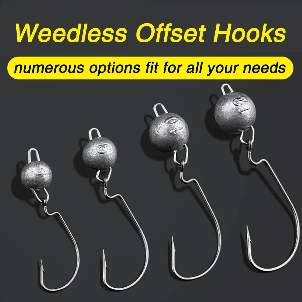 5 pièces tête de gabarit en mé - Fishing Hook Offset avis et prix
