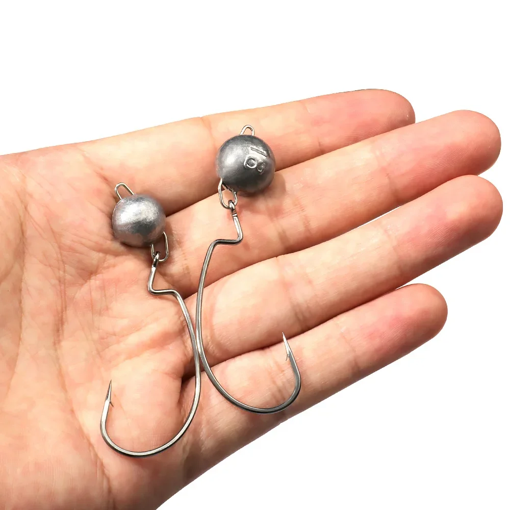 5 pièces tête de gabarit en mé - Fishing Hook Offset avis et prix
